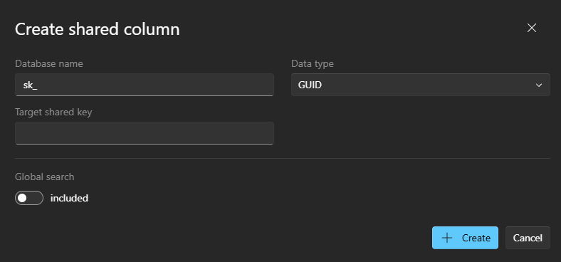 Create Modal