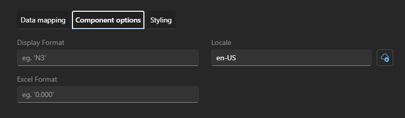 Space view column manage options
